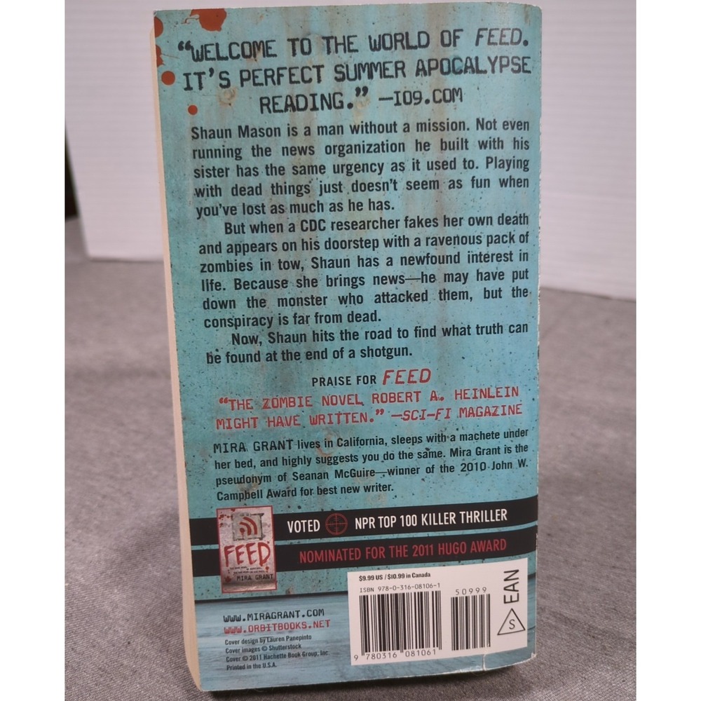 Deadline Mira Grant Seanan McGuire Newsflesh Series Book 2 First Edition PB 2011 - Picture 12 of 13